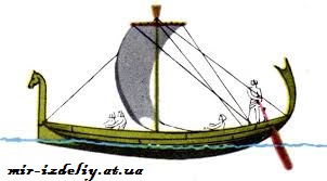 Финикийское торговое судно 14 века до н.э. из фанеры