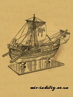 Римский торговый корабль из фанеры