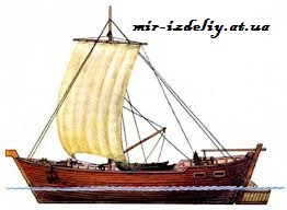Корабль Поморский коч из фанеры