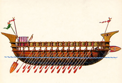 Ассиро-финикийский боевой корабль