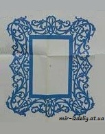 Фоторамка Лиственная 2 из фанеры